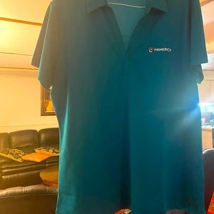 Primerica blouse size 2X green new